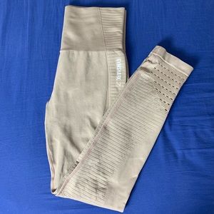 Nude GYMSHARK seamless energy leggings